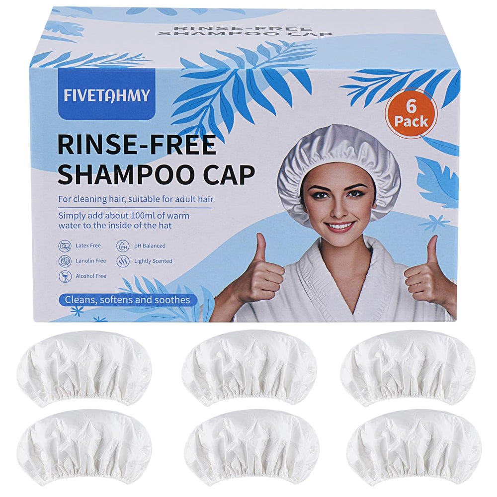 SANPUK Gorro champú sin enjuague, interior para limpieza rápida sin agua.