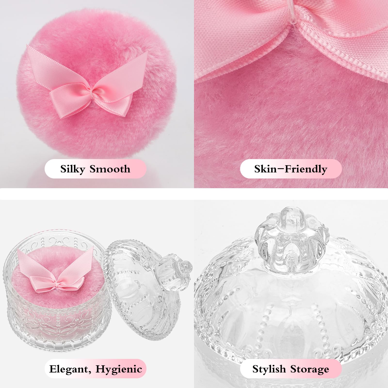 Sansaieco washable powder puff tray is durable and reusable.