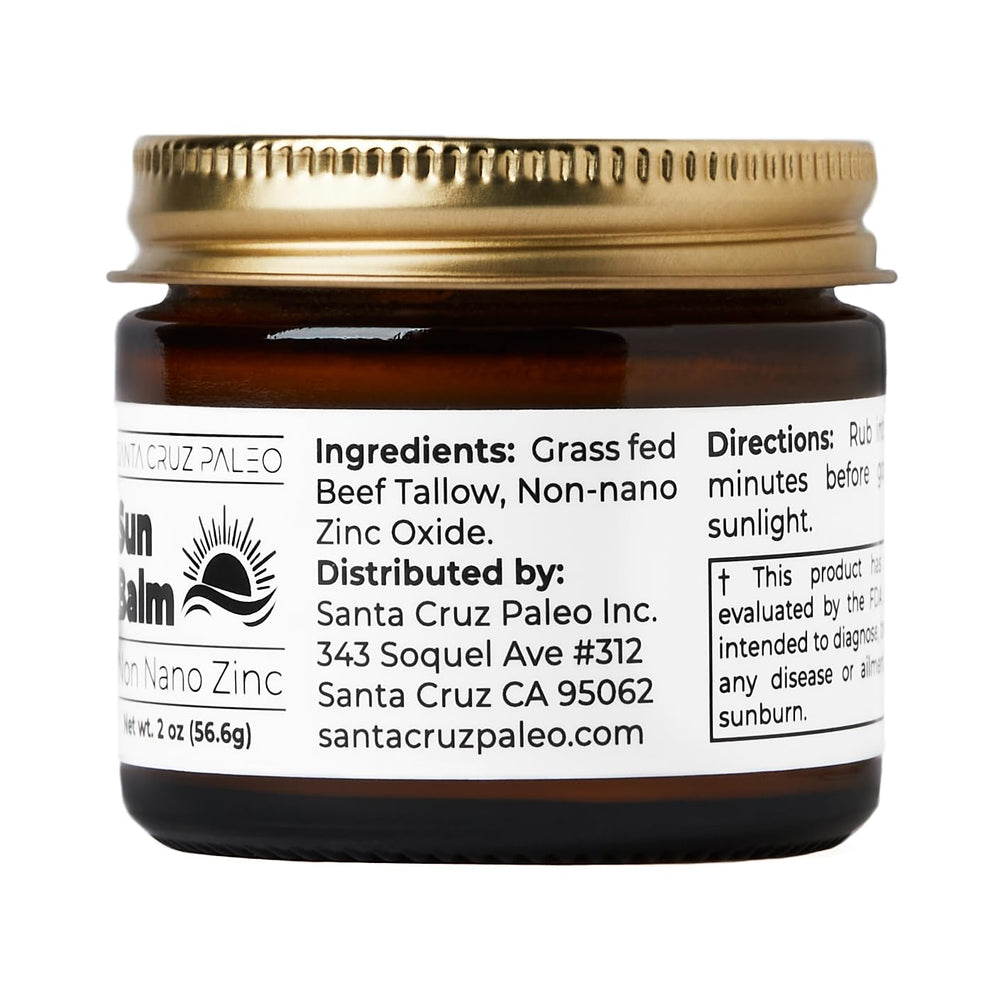Santa Cruz Paleo Balsamo grasa de res, sin fragancias artificiales.