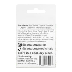 Santa Cruz Paleo bálsamo labial con vitaminas para labios sanos.