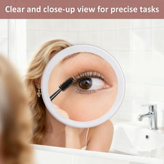 SANTOO three-suction-cup mounting for secure placement on smooth surfaces.