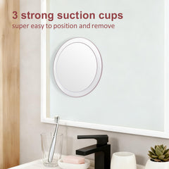 SANTOO travel-ready compact mirror ideal for on-the-go grooming.