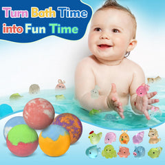 Santrela 15 scents bath bombs provide varied, kid-friendly bathing experiences.