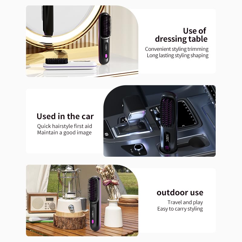 SANTVOLO Go Brush Pro cordless design for wireless styling