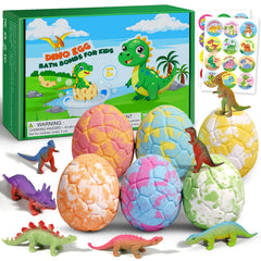 Sanyi bomba de baño con dinosaurio interior, diversión segura para niños.