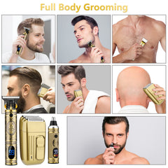 Saoilli hair clipper side view emphasizes slim body and precise trimming control