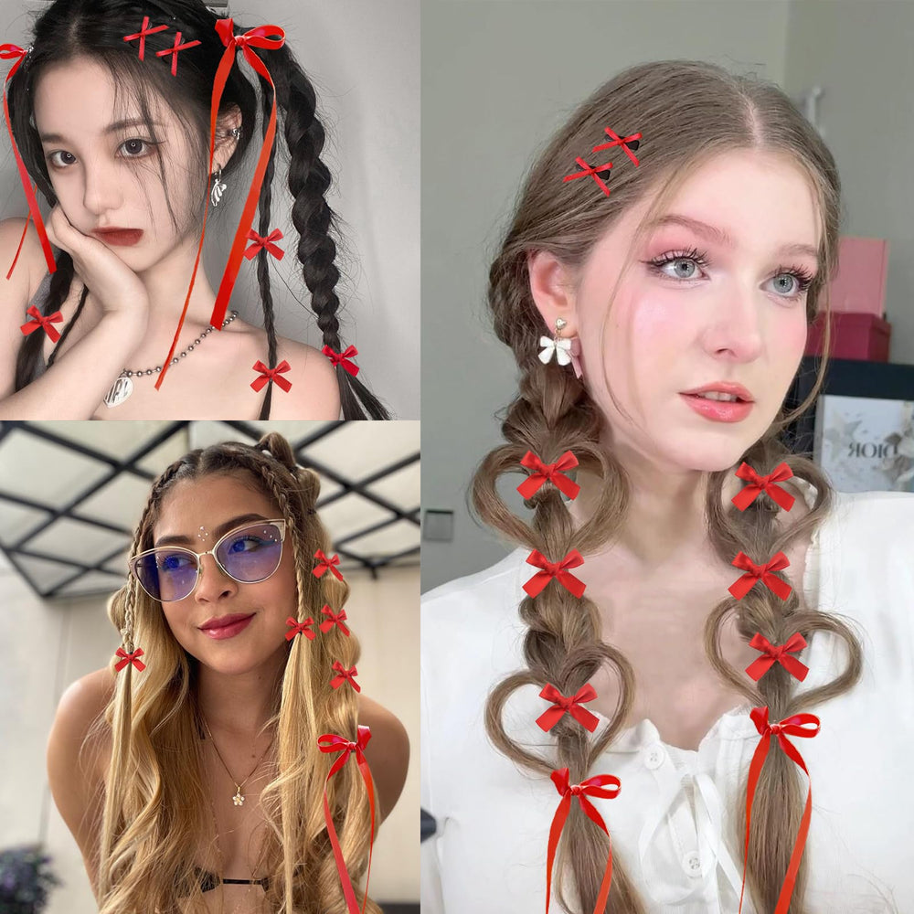 SAOROPEB clip para cabello rojo, cola larga, buena sujeción para peinados elaborados.