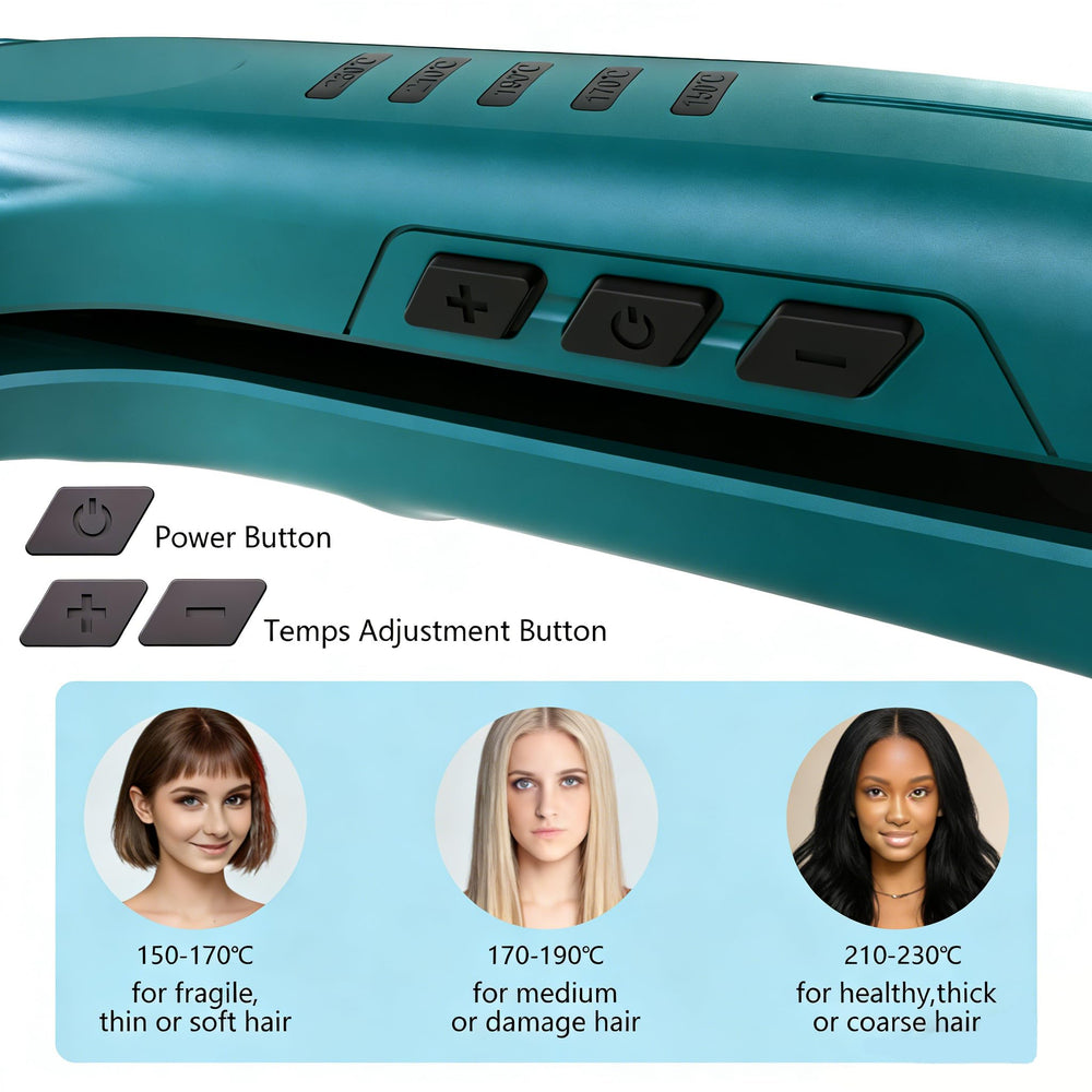 SAOSA dual-voltage travel crimper ready for worldwide use