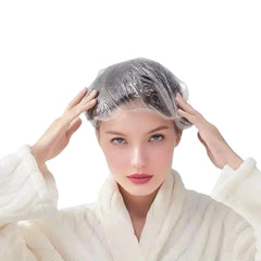 Saoyoas cap de ducha 200 piezas, protección impermeable para el cabello durante la ducha.