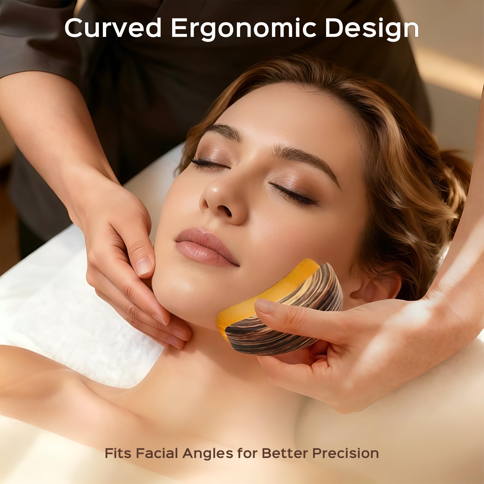 Saparay brown ergonomic design enhances comfortable daily use.