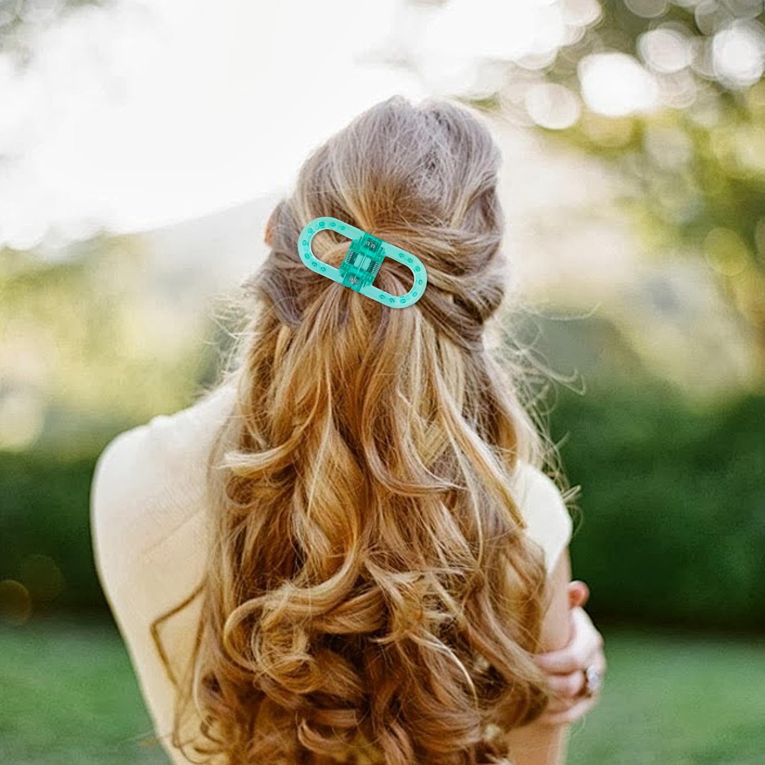 Sapathel clip magnético de bordes redondeados para cabello fino y grueso
