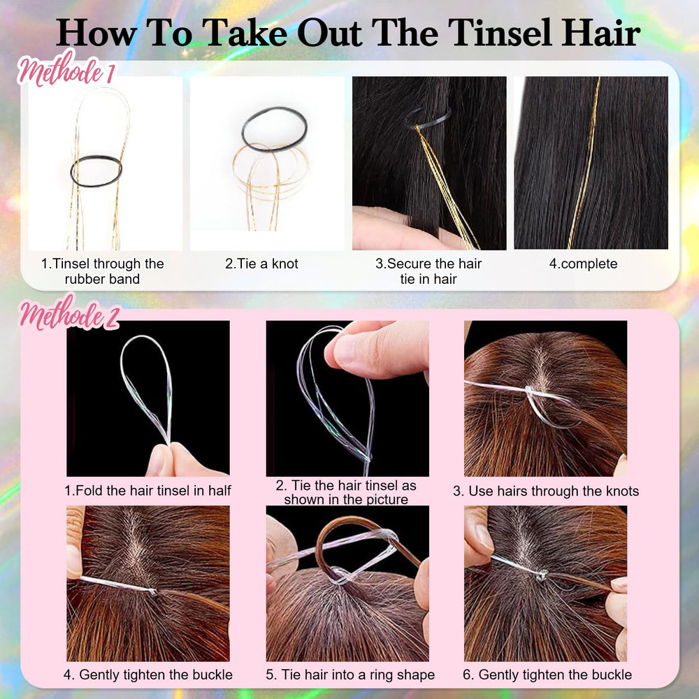 Sarannala grass green tinsel ideal for cosplay or party outfits