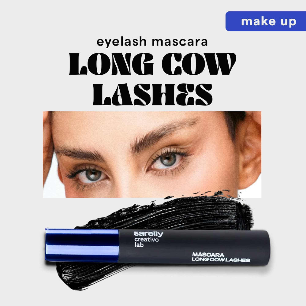 Close-up of the SARELLY Cow Lashes Mascara brush for precise application