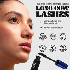 SARELLY waterproof mascara bottle highlighting smudge-proof performance