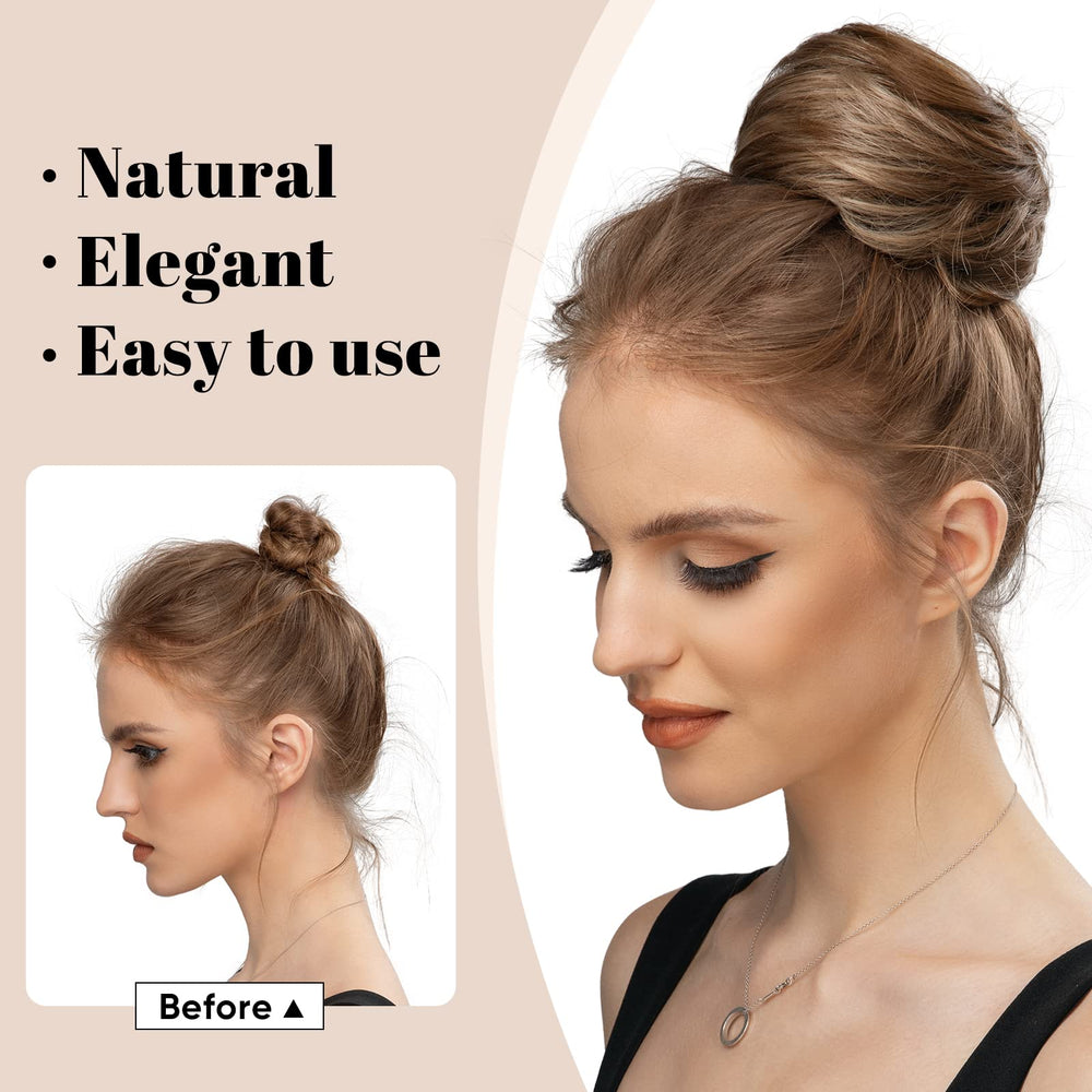 SARLA dance-ready bun ideal for performances and events.