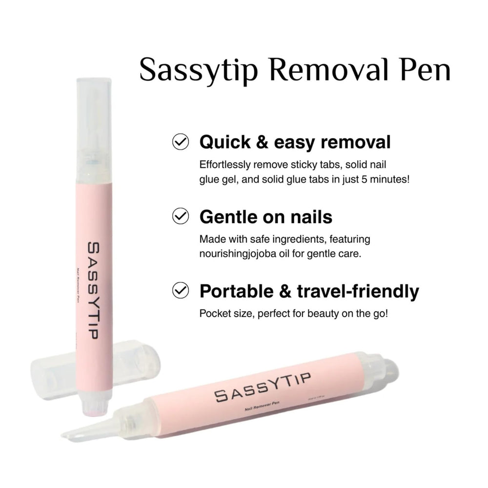 SASSYTIP damage-free nail removal avoids scraping.