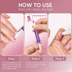 SASSYTIP Nourishing jojoba oil with vitamin E moisturizes cuticles