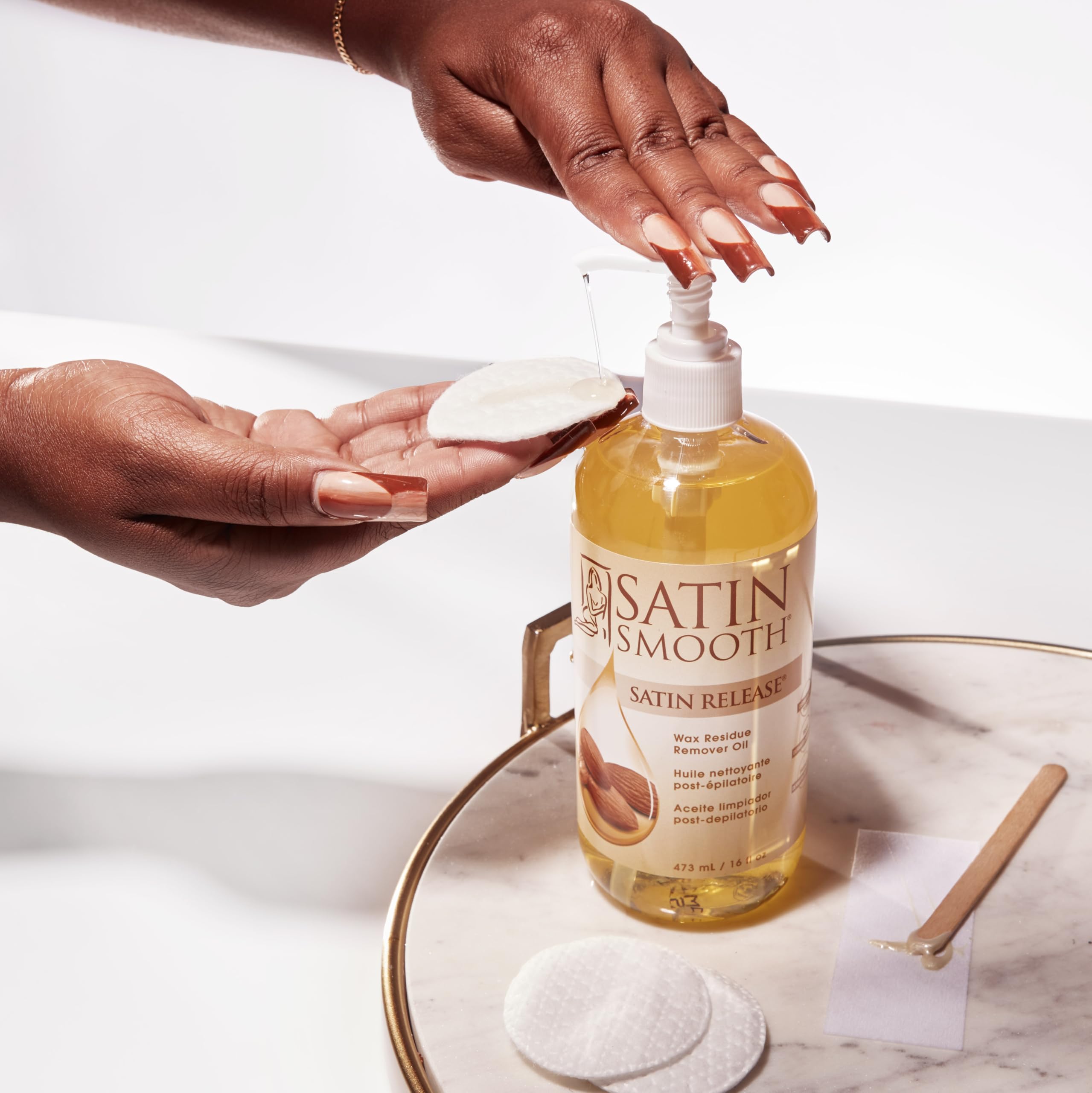 Satin Release oil helps maintain roll-on applicators and wax warmers.
