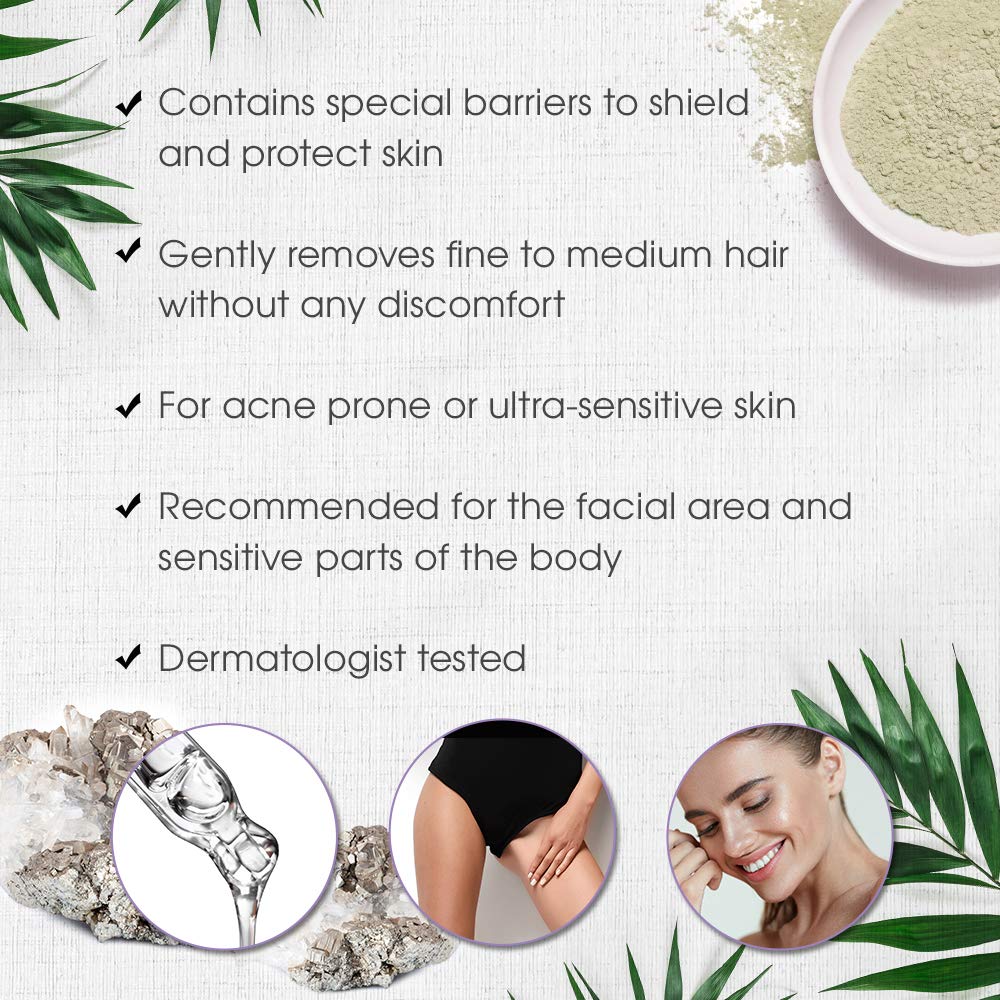 Satin Smooth Delicate skin application shows gentle spread on sensitive areas.