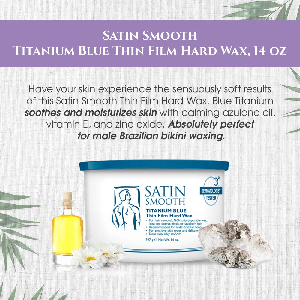 Wax dries rapidly while staying pliable for efficient depilation.