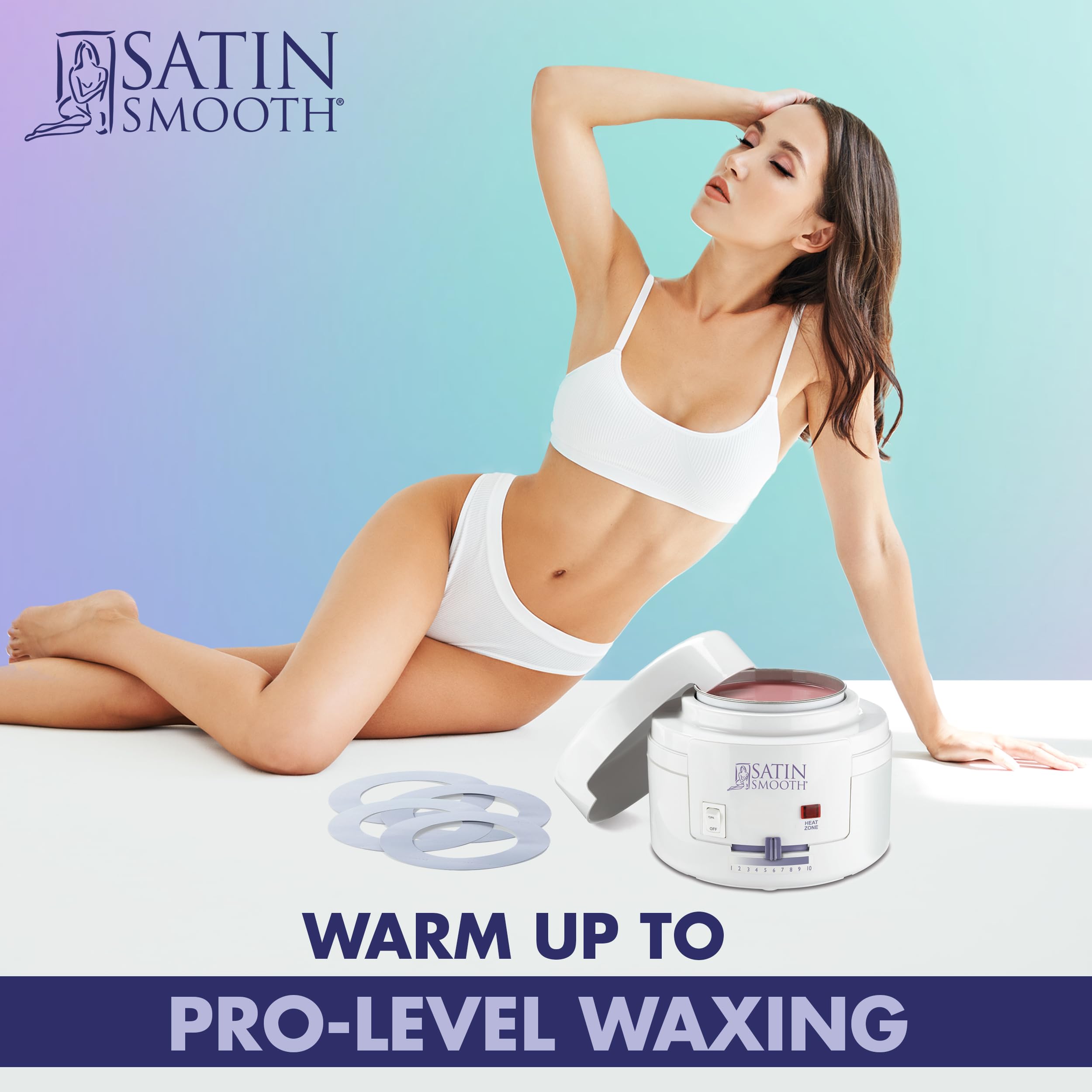 SATIN SMOOTH wax warmer compact design saves counter space for busy studios