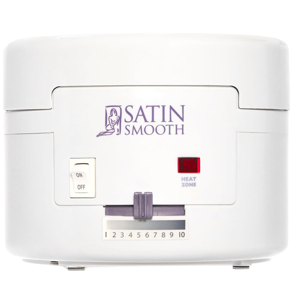 SATIN SMOOTH wax warmer with dial settings enables precise temperatures and consistent results