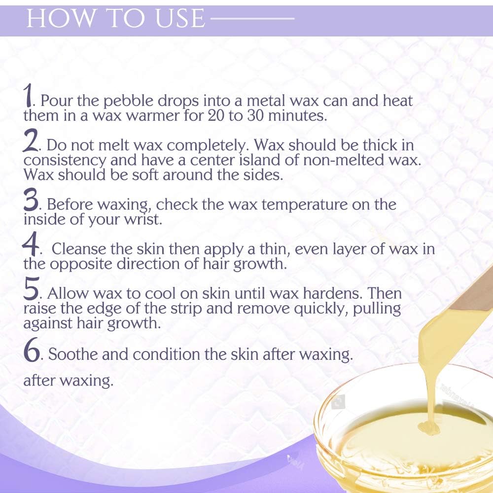 SATIN SMOOTH bikini-area waxing with stripless wax and coarse hair.