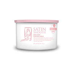 SATIN SMOOTH Deluxe Cream Wax jar closeup for premium hair removal