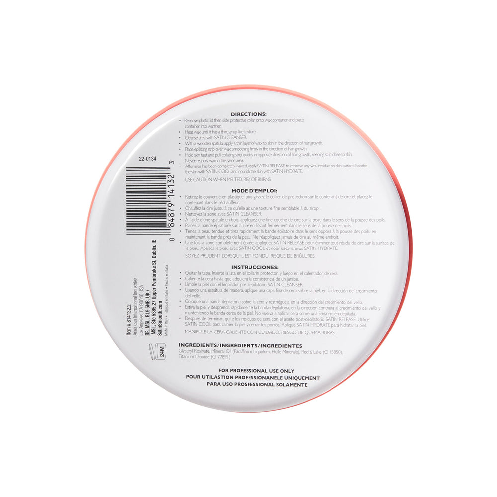 SATIN SMOOTH wax closeup highlights texture-friendly results