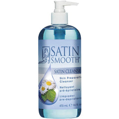 SATIN SMOOTH limpiador predepilación en botella, piel limpia y lista para depilación