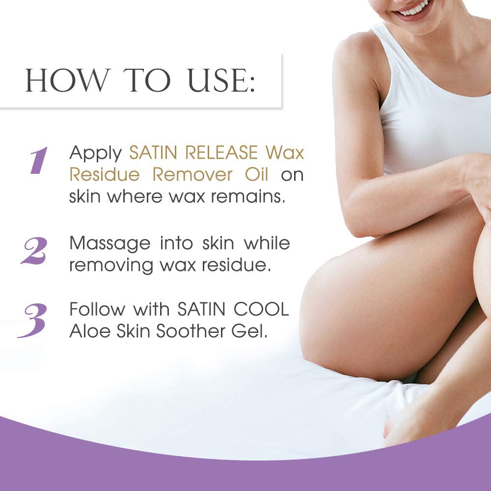 SATIN SMOOTH Release moisturizes skin for a silky post-wax finish.