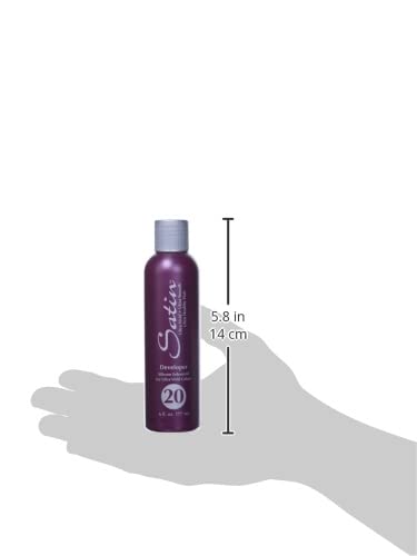 SATIN SMOOTH packaging shows 1 lb weight and compact dimensions for easy salon storage.