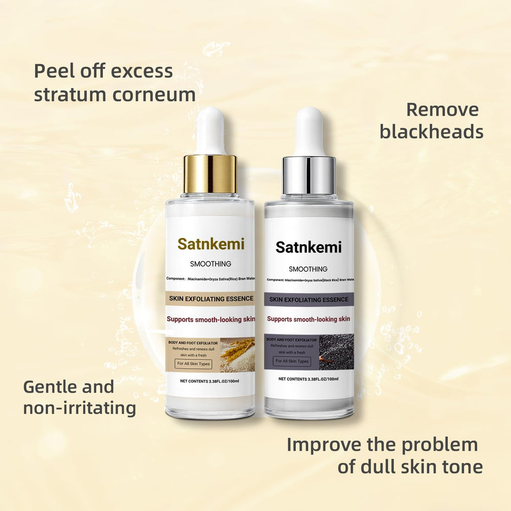 Satnkemi Peel Shot Glow, aplicación diaria en rostro para tez más suave.