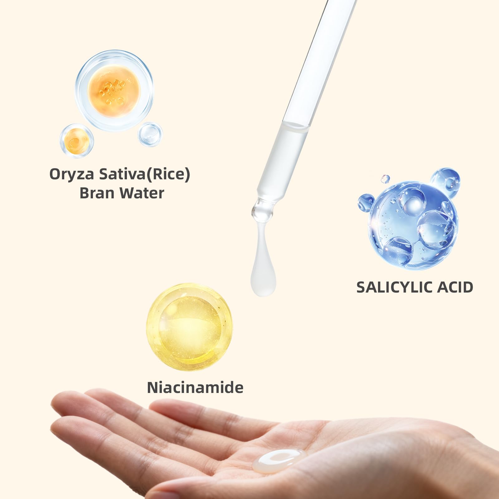 Satnkemi Peel Shot Glow, enfoque en arroz negro, exfoliación suave para renovar la piel.