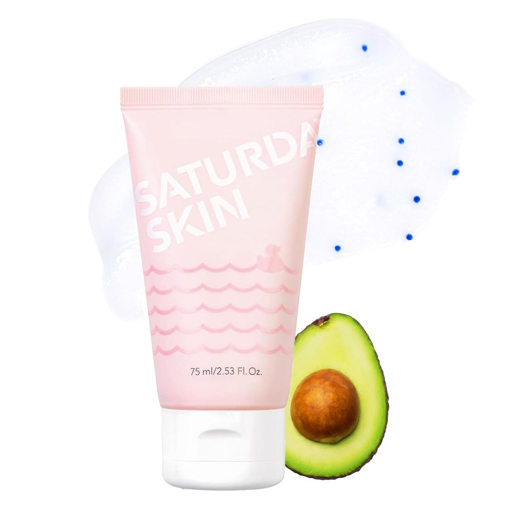Saturday Skin Rub-A-Dub Refining Peel Gel en bote de 75 ml para exfoliación suave.