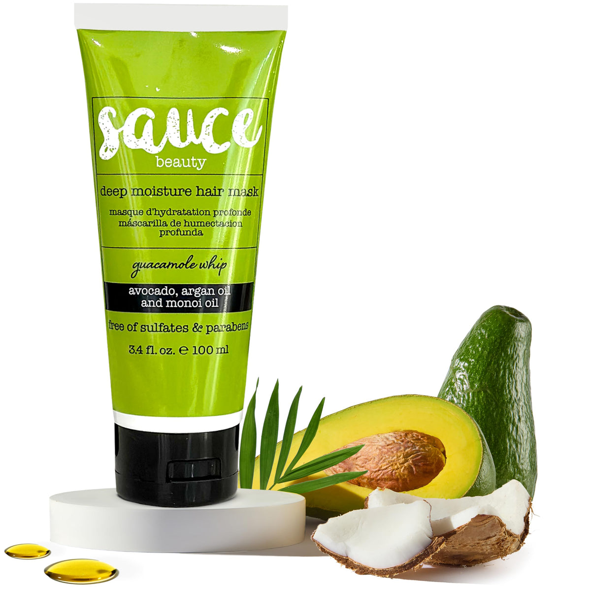 Mascarilla Sauce Beauty Guacamole, textura cremosa para nutrir y reparar el cabello