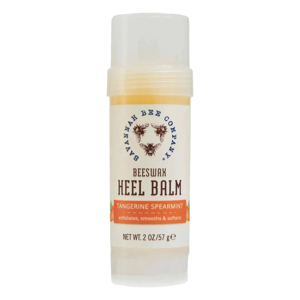 Savannah Bee Company bálsamo de cera de abejas en envase, hidratación profunda para talones.