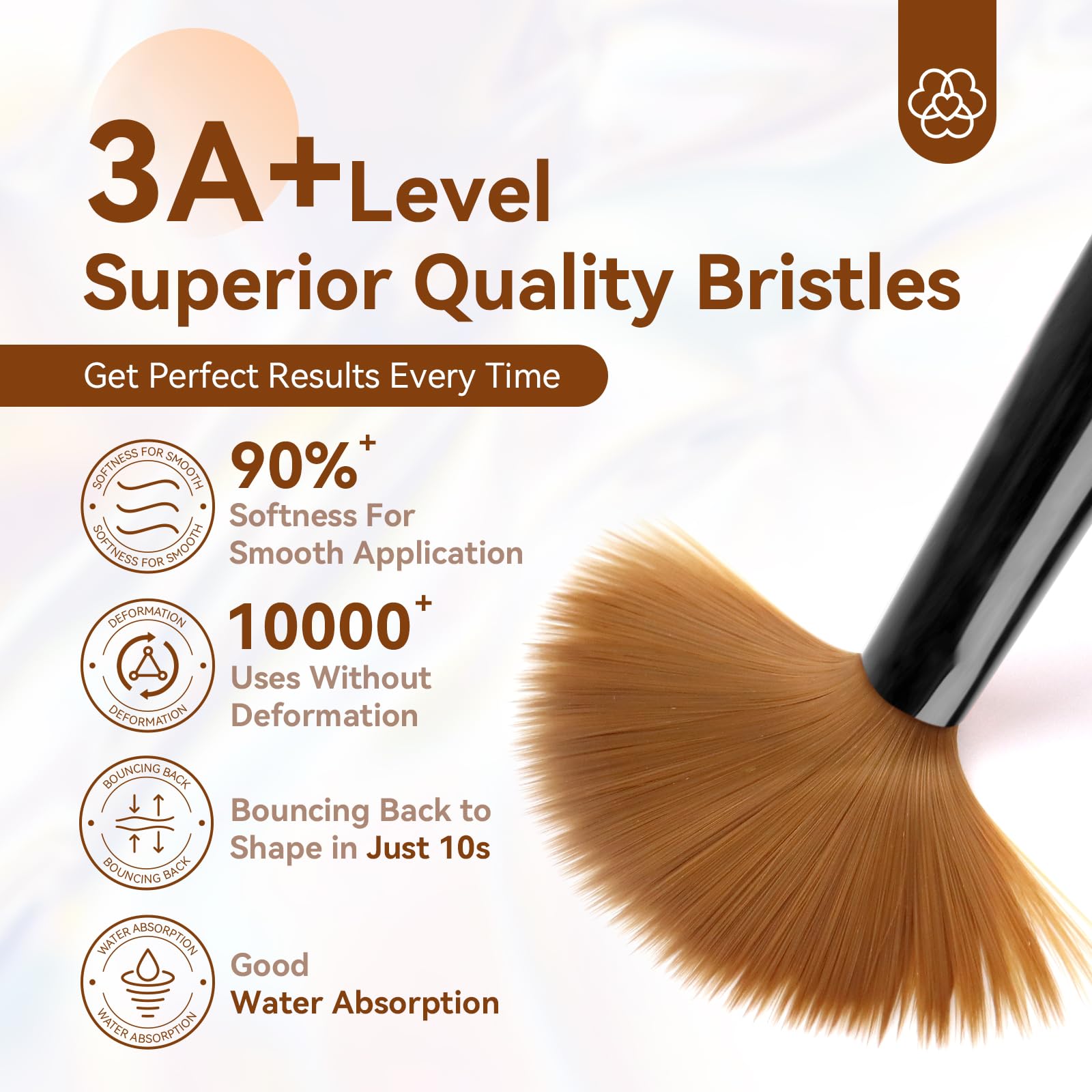 SAVILAND acrylic brush set in milk cow design adds playful style to nail art sessions.