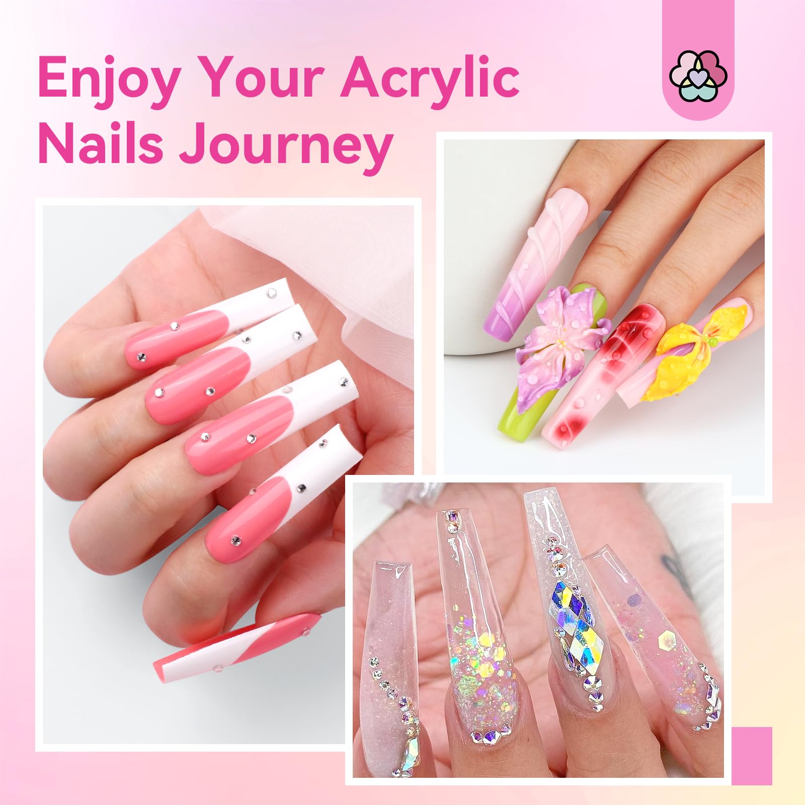 SAVILAND starter set ideal for beginners learning natural nail extensions.