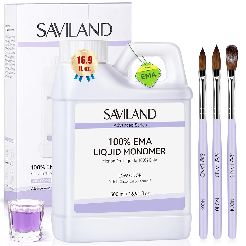 SAVILAND Advanced Monomer Liquid bottle for flawless at-home nails
