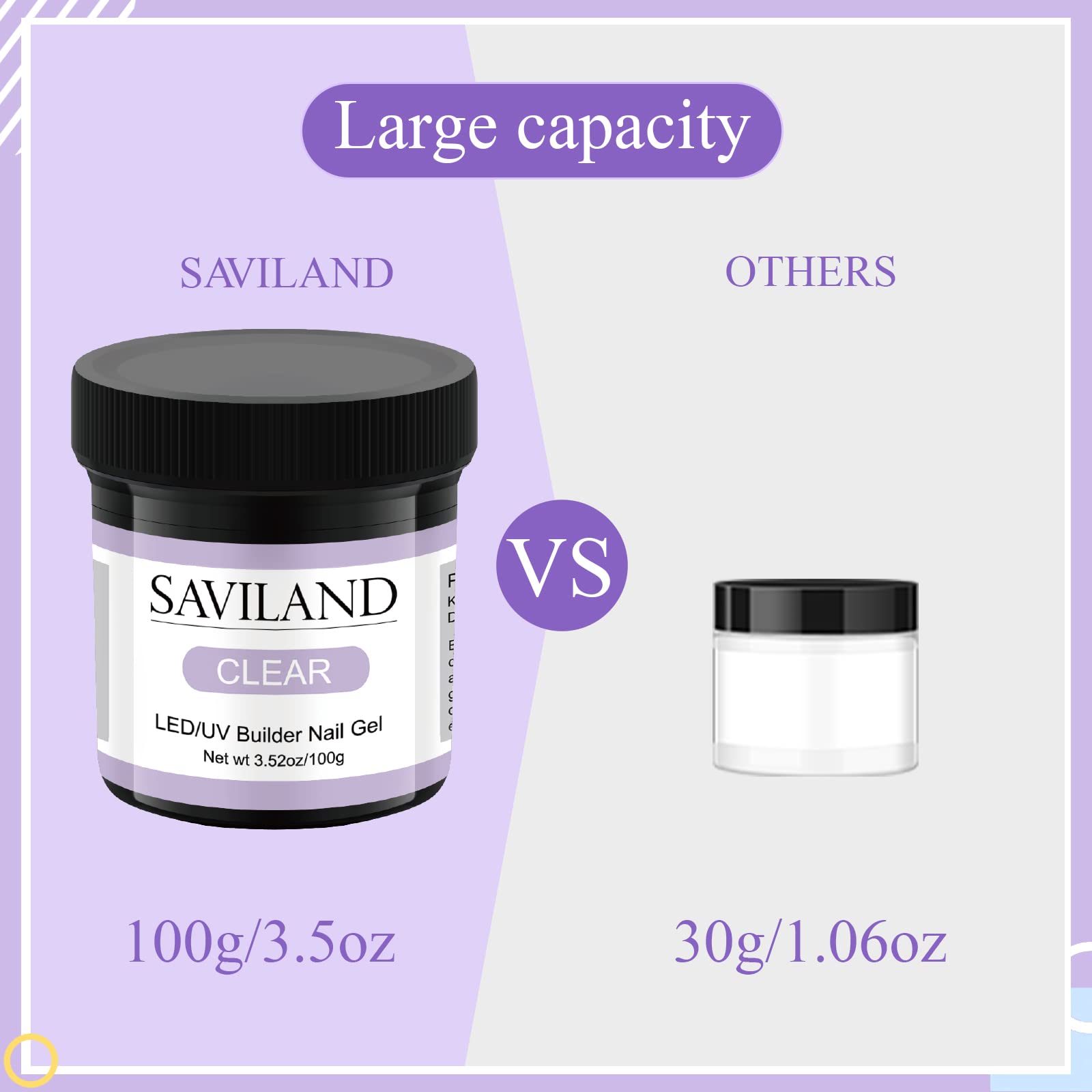 Aplicación de extensiones con SAVILAND para uñas realistas y fácil modelado.
