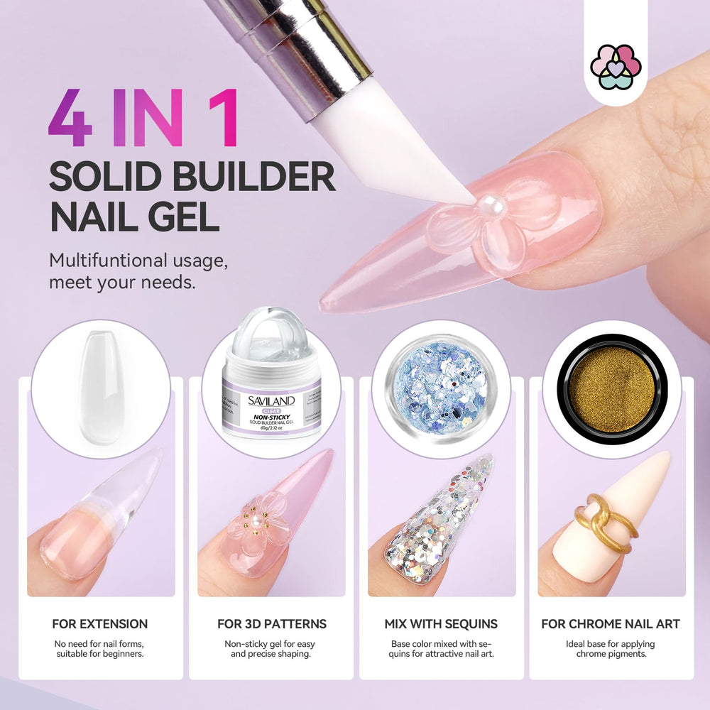 SAVILAND arte en uñas tridimensional con gel para esculturas