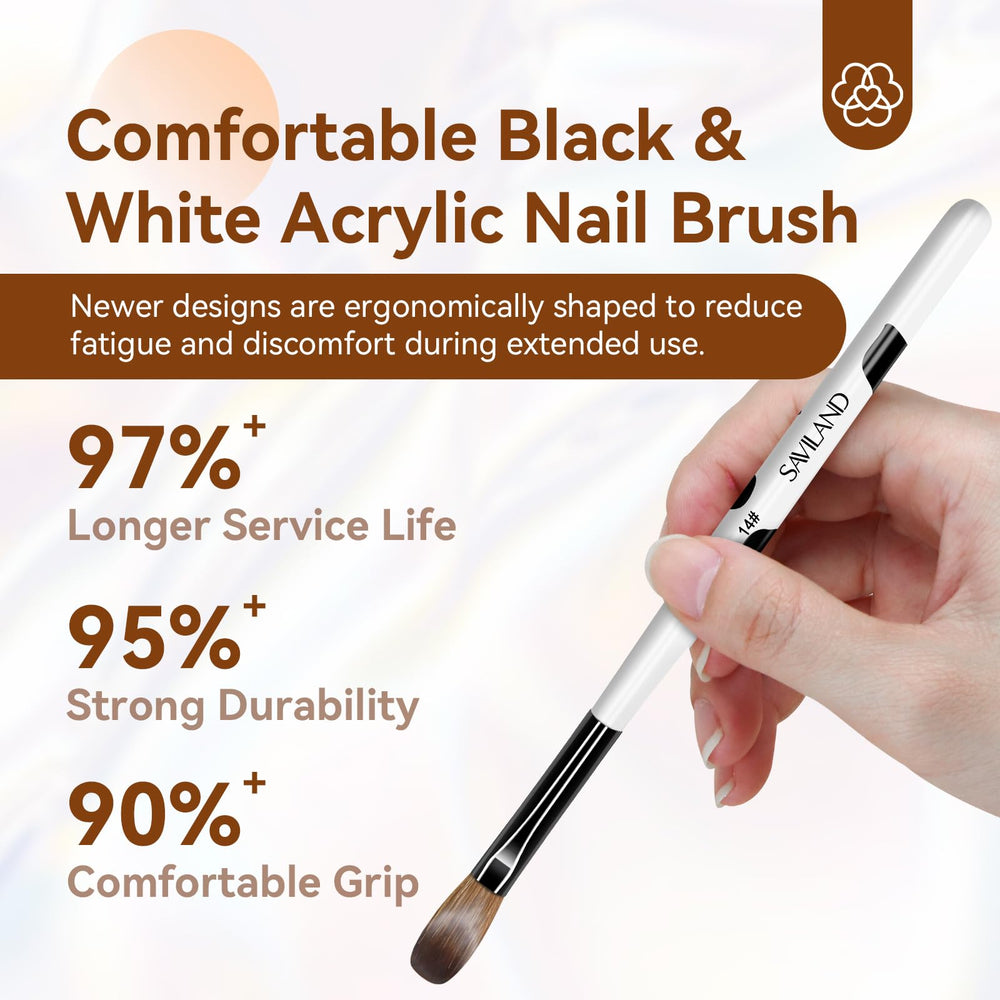 SAVILAND premium kolinsky brushes support reliable performance for pros.