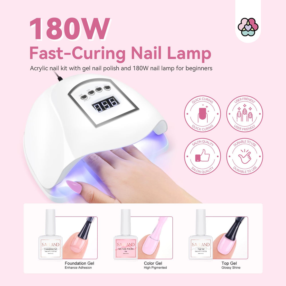 SAVILAND gel nail polish with castor oil for nourished nails