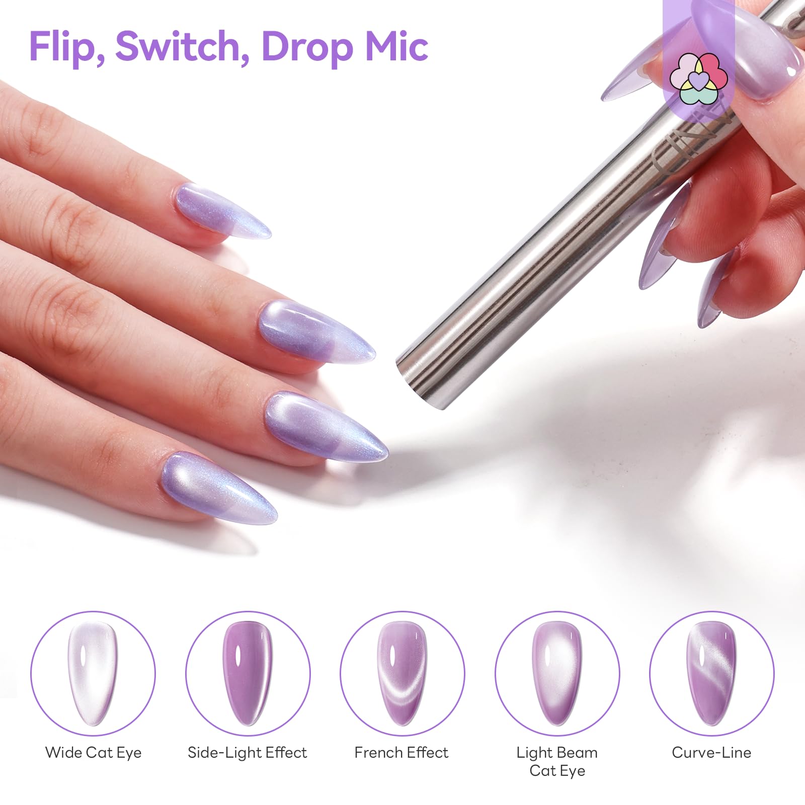 SAVILAND wand's dual-ended design allows versatile patterns in one tool.