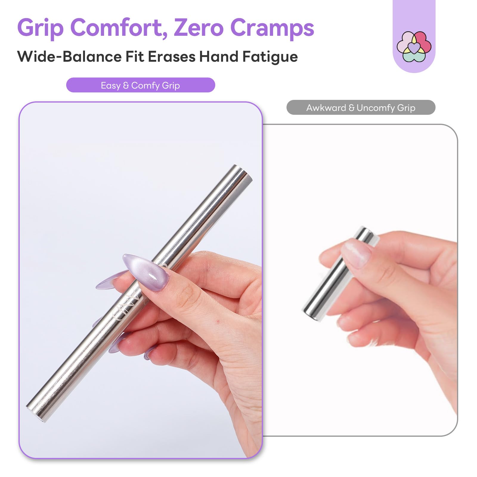 SAVILAND wand creates wave patterns for dynamic nail art.