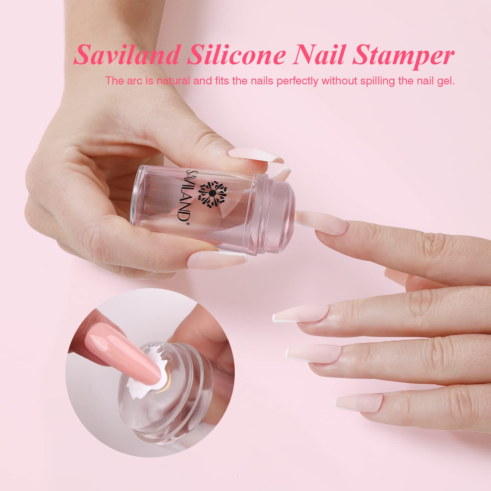 Saviland cleaning pads enable quick maintenance for reusable stamper heads.