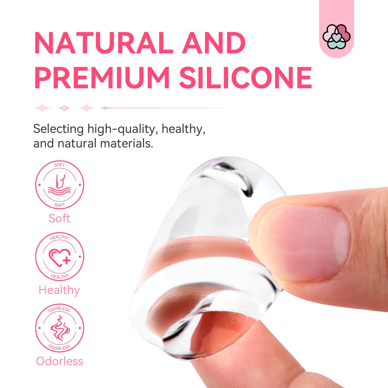 Saviland clear silicone stamper ensures accurate transfers.
