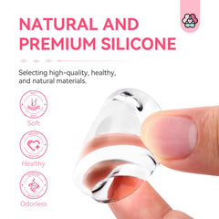 Saviland clear silicone stamper ensures accurate transfers.