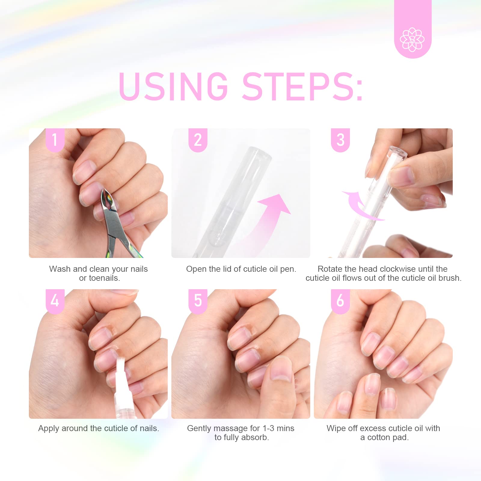 SAVILAND cuticle oil pen blueberry flavor bottle offering shine and nourishment.